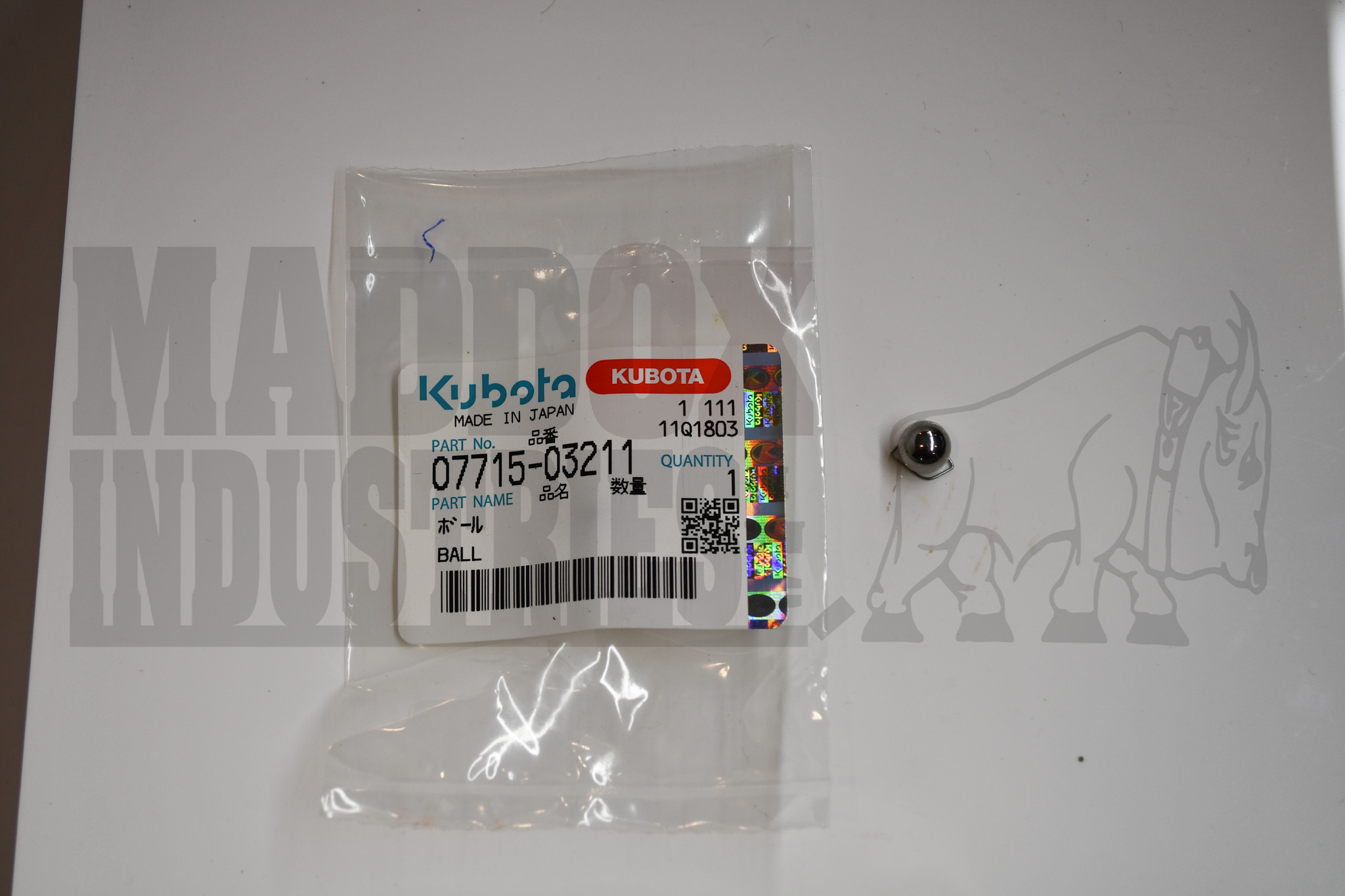 Kubota 07715-03211 Ball